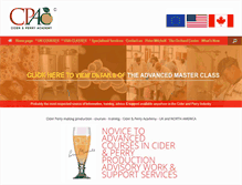 Tablet Screenshot of cider-academy.co.uk